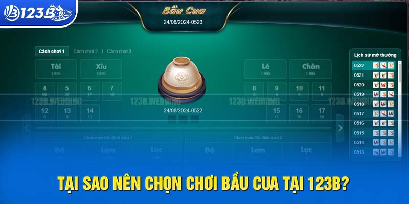 Bầu cua 123B sở hữu nhiều ưu điểm nổi bật